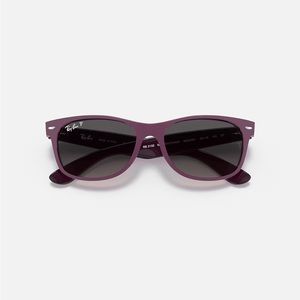 RayBan NEW WAYFARER CLASSIC RB 2132 Maroon Purple Women Men New Lenses Polarized